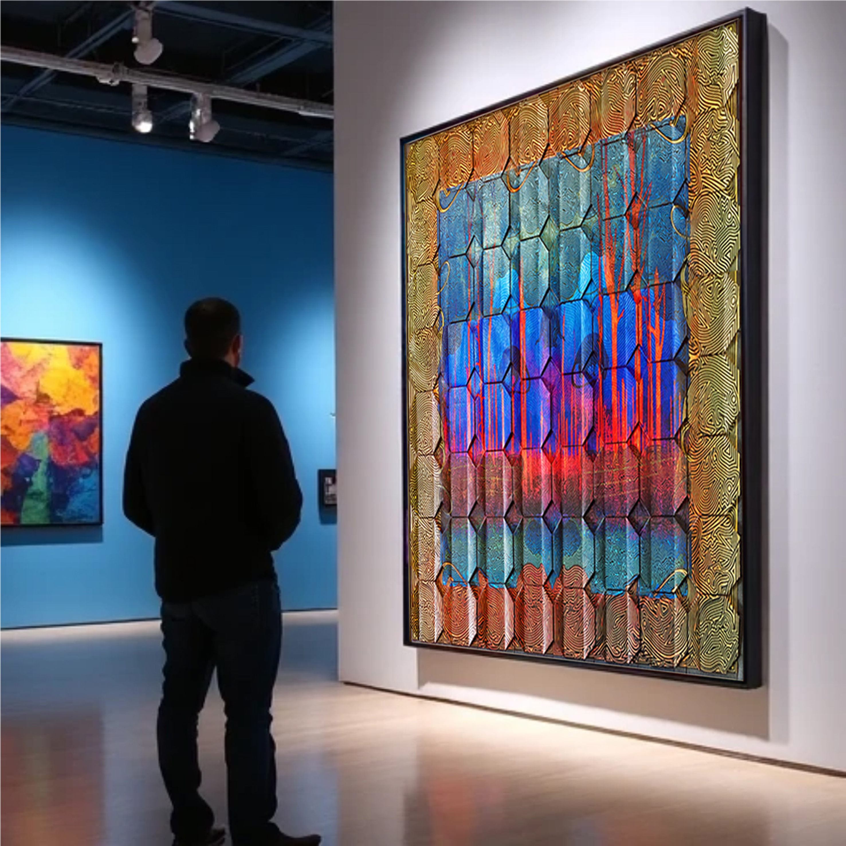 Flor Geométrica - Estereometrismo Cromático