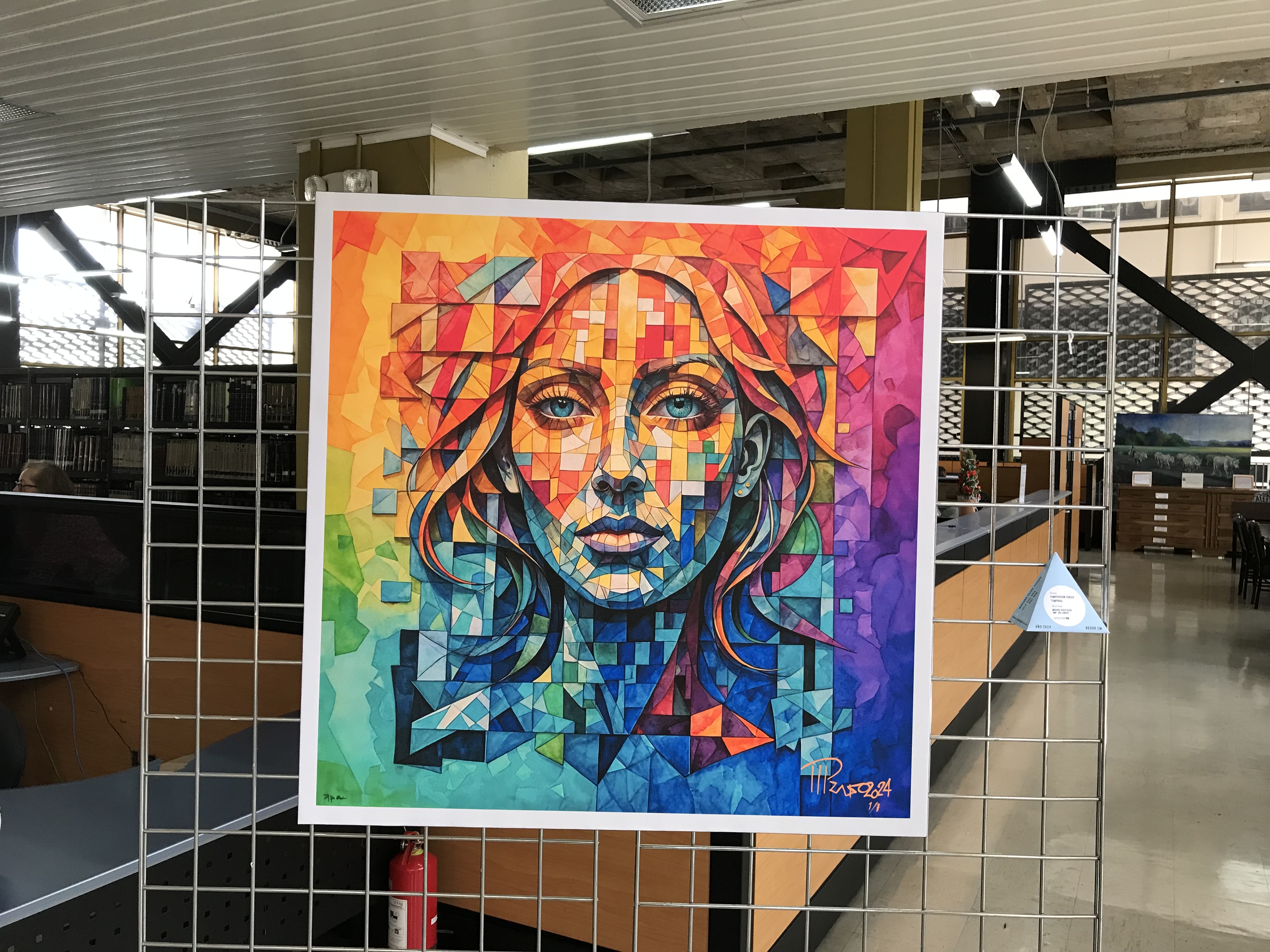 Obra Composición Cúbico-Temporal